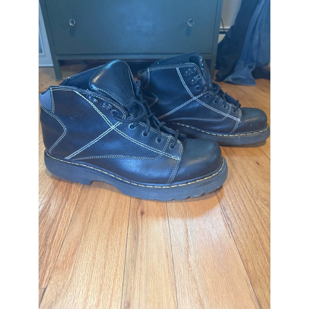 Vintage Dr Martens 8A07 Boots Mens 13 Oil Fat Acid Petrol Alkali Resistant